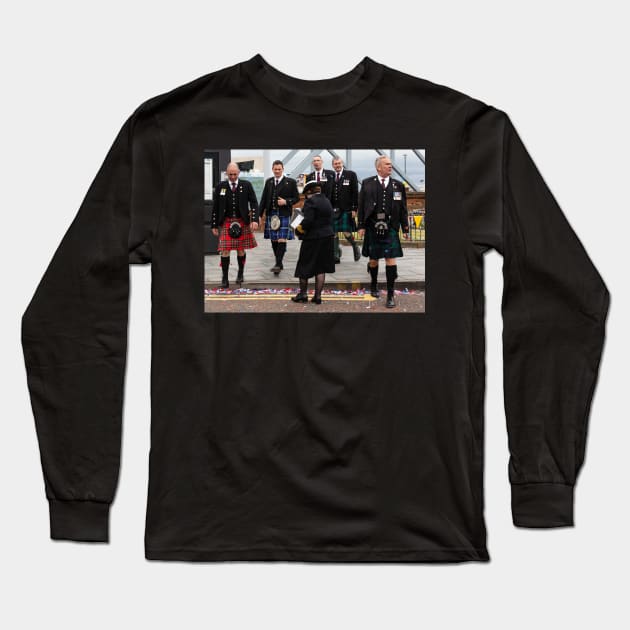 National armed forces day 40 Long Sleeve T-Shirt by jasminewang